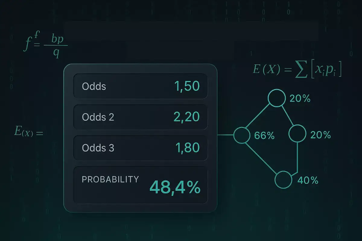 Calculateur de probabilités et formules mathématiques pour les paris combinés