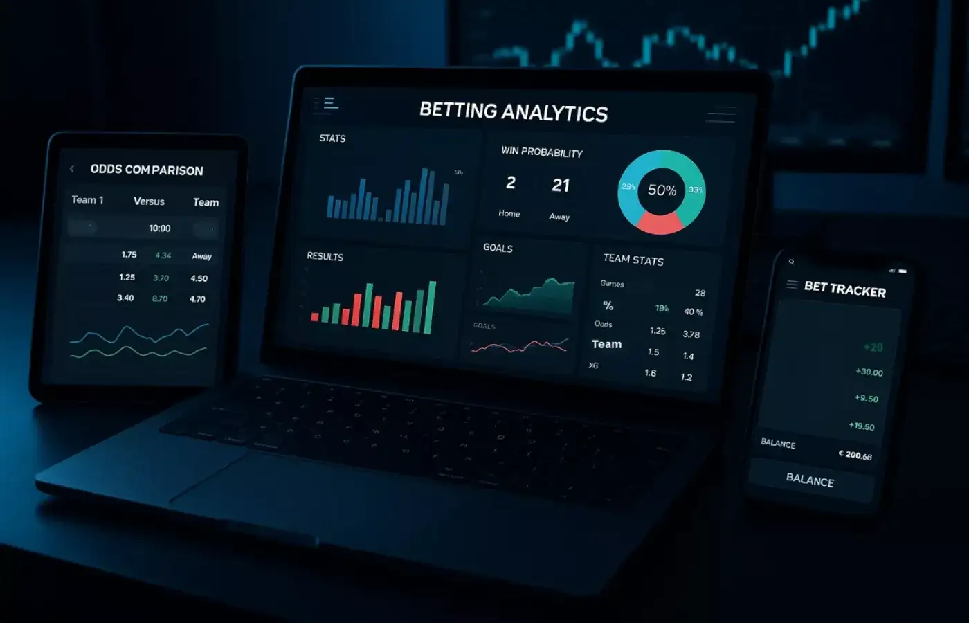 Interface d'outils analytiques pour optimiser les paris combinés
